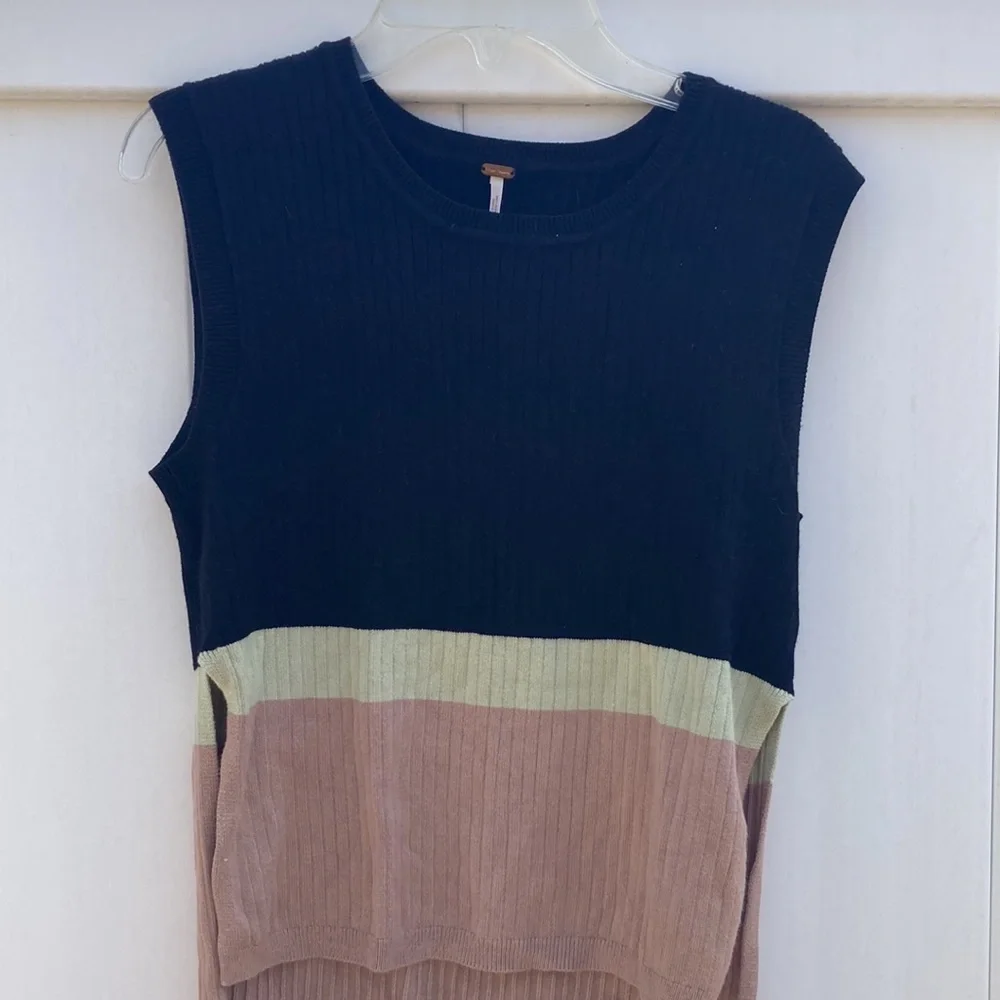 free people knit blouse - Picture 3 of 11